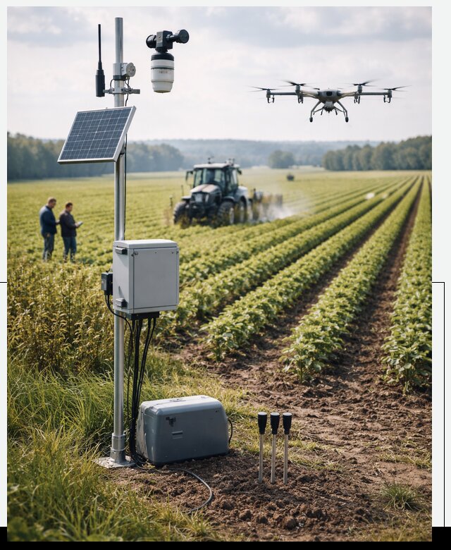 Разработка IoT мониторинга полей в Ступине от 8835 р. | АвикейСтп